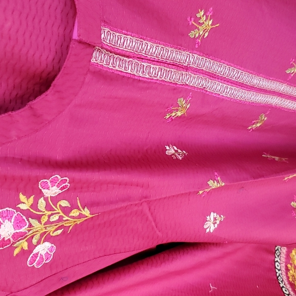 Pakistani embroidered 2 piece kameez dupatta FINAL PRICE - Picture 5 of 8